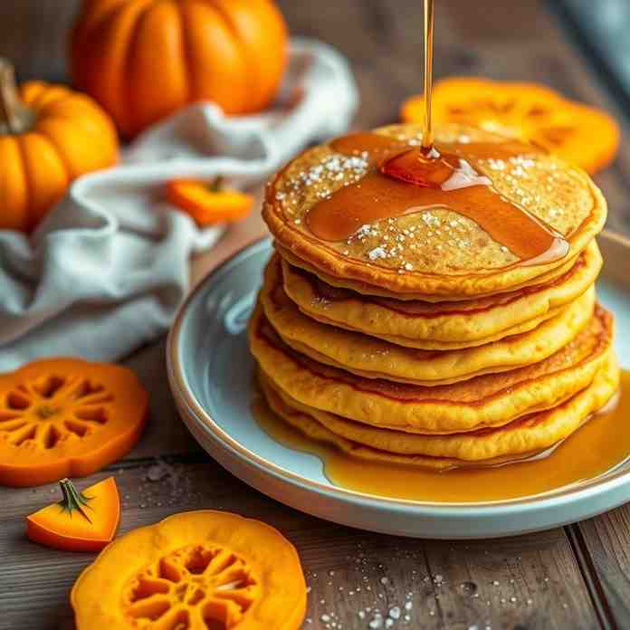 Fluffy Pumpkin Pancakes - Breakfast