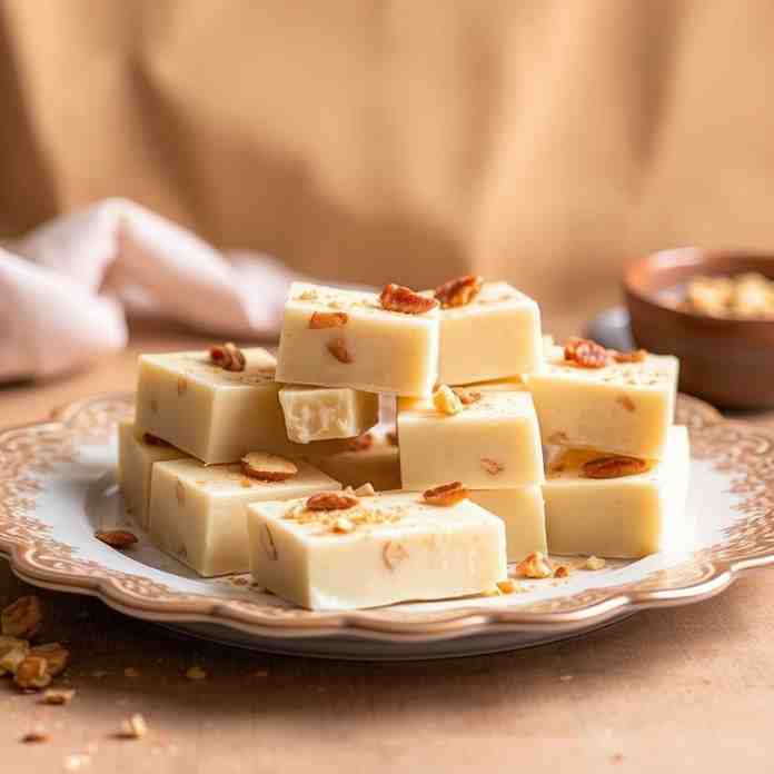 Quick & Easy Milk Powder Burfi - A Healthy Sweet Treat