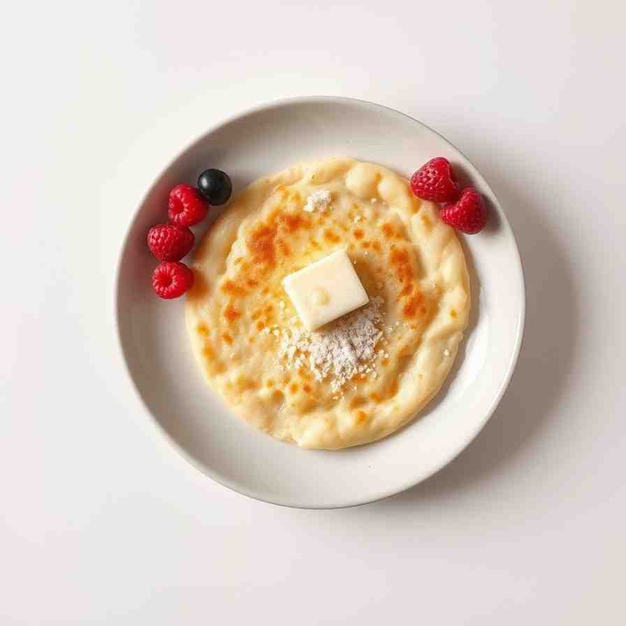 Quick Malawah - Easy Pancake Recipe For One (Sweet Flatbread)