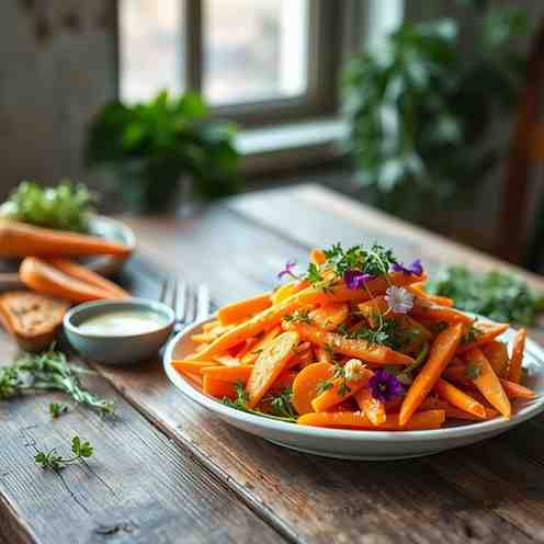 Refreshing Carrot Salad - Easy Lemon Dijon Recipe