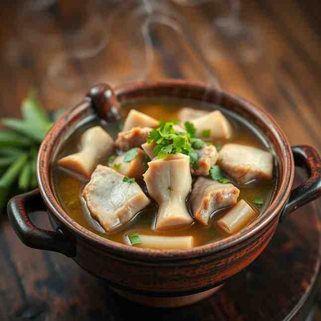 Sao Lao - Comforting Pork & Bamboo Shoot Soup Recipe
