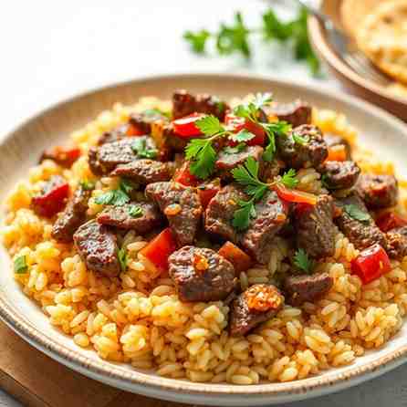Beef & Rice Recipe - Skoudehkaris