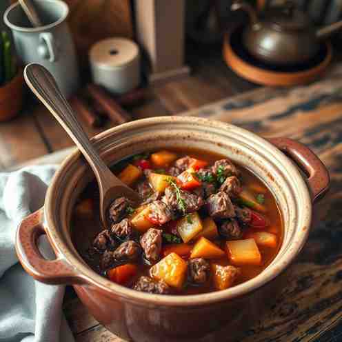 Slow Cooked Beef Stew Recipe