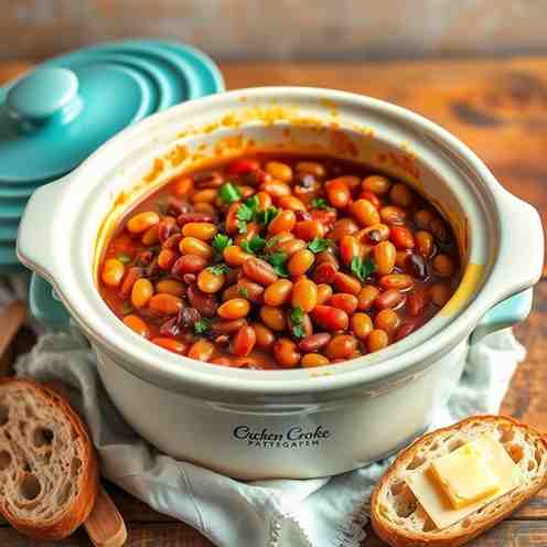 Slow-Cooked Jersey Bean Crock: Your Ultimate Baked Beans Recipe!