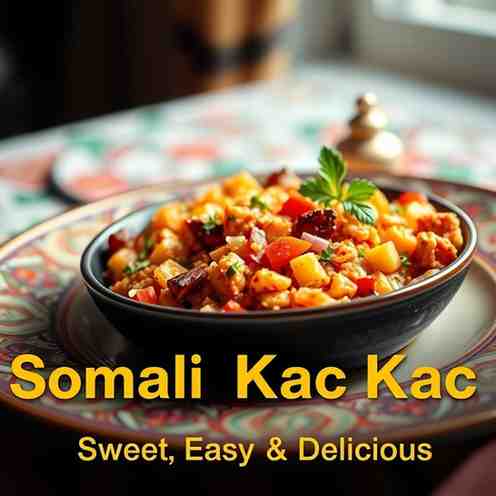 Somali Kac Kac Recipe - Sweet, Easy & Delicious
