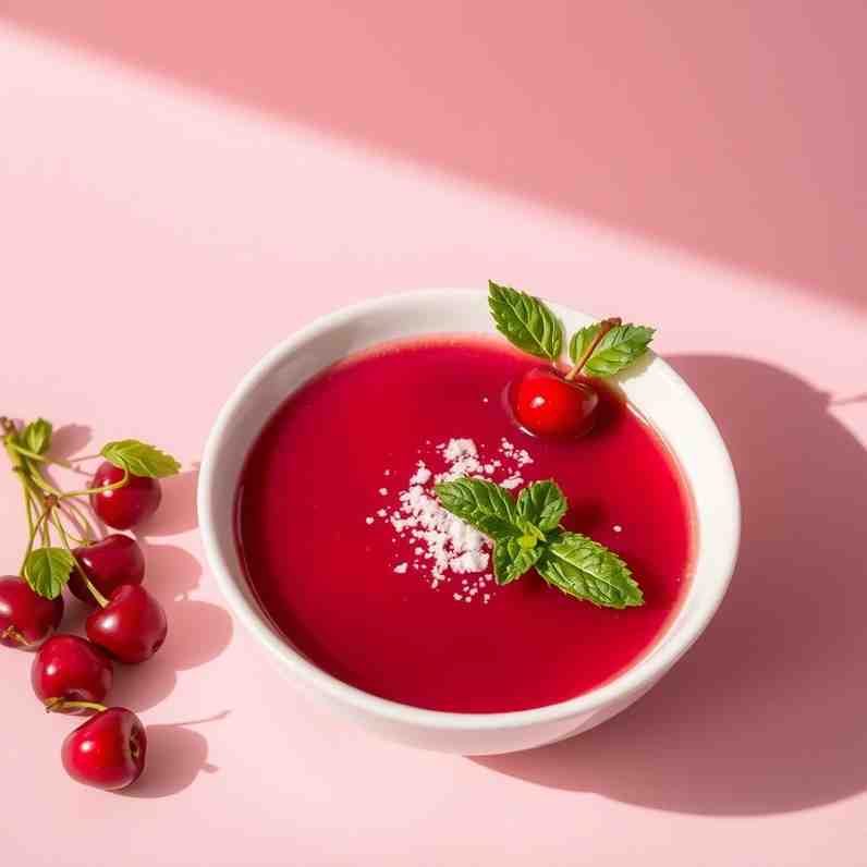 Cold Sour Cherry Soup - Make Hungarian Meggyleves Today