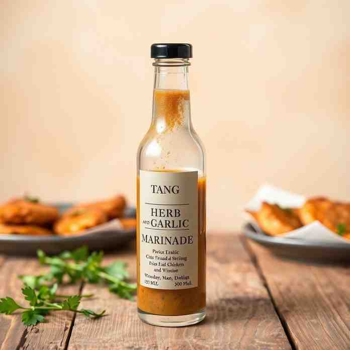 Tangy Herb and Garlic Marinade for Crispy Fried Fish & Chicken