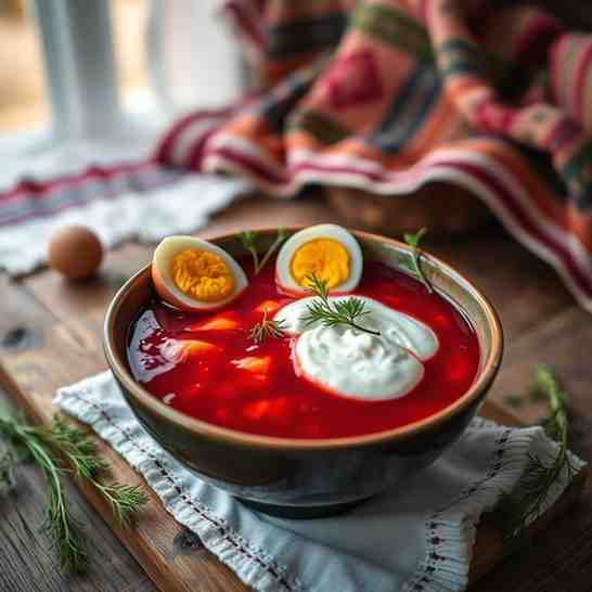 The Best Borscht Soup Recipe - Try Lithuanian Šaltibarščiai