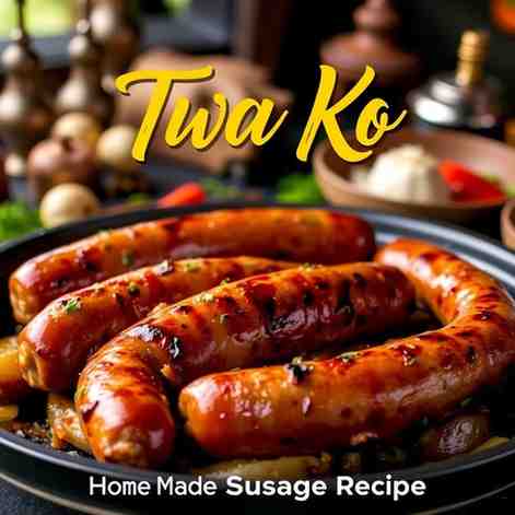 Home Made Sausage Recipe - Twa Ko
