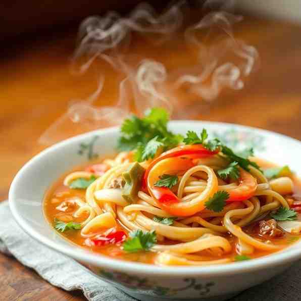 Hearty Veg Thukpa - Easy Noodle Soup Recipe