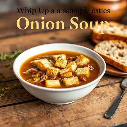 Whip Up a Simple Onion Soup Recipe - French Classic Made Easy
