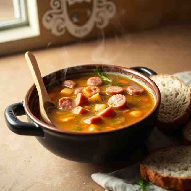 Zurek - Polish Smoked Sausage Soup Recipe