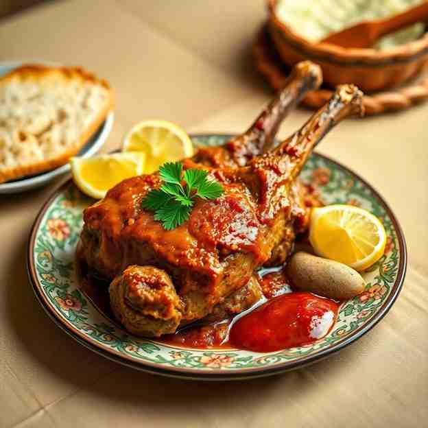 Algerian Mechoui Slow-Cooked Lamb Roast Recipe