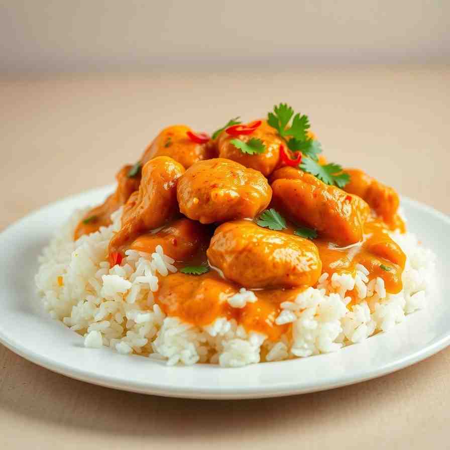 Bhutanese Bliss: Spicy Chicken Curry Rice & Chicken Delight!